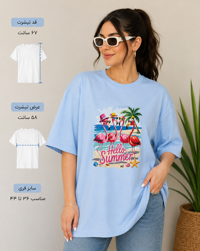 تیشرت لانگ زنانه